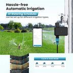 Watering Timers, Irrigation Timer Programmable Bluetooth Water for Garden Hose Soak Drip and Lawn for Garden Hose - Image 2