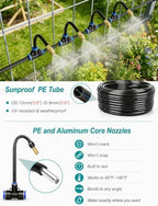 Raised Bed Watering Irrigation Kits, HVAC/AC Mister Cooling System - Image 4