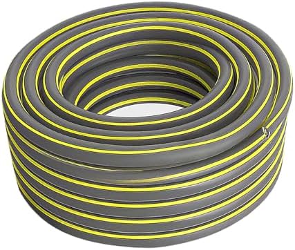 Expandable Water Hose Flexible Lightweight Outdoor Garden Hose for Car Wash and Plants Gray-4-points 30m by Unknown