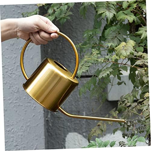 Watering Can Stainless Steel with Long Spout, 1300ml Garden Pot - Image 4