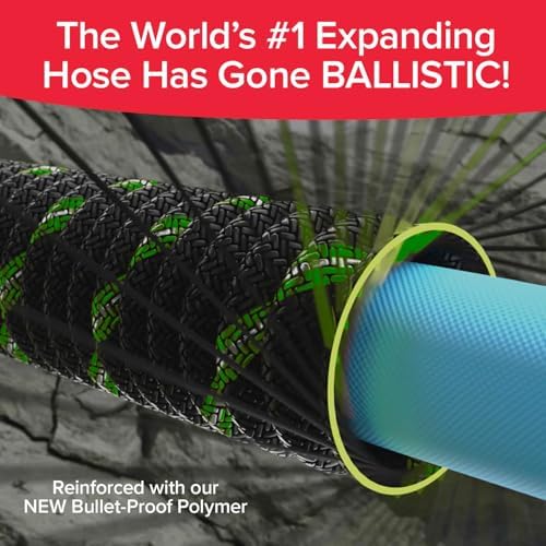 Pocket Hose Ballistic Double UV 75 FT Expandable Garden Hose, Pocket Pivot - Image 5