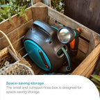 GARDENA Portable Hose Box Move, 33 ft Hose Tangle-Free Storage, 18692-80 - Image 4