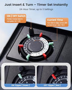 SURAIELEC Mechanical Pool Timer for Above Ground Pool, L5-20R Twist-Lock - Image 6