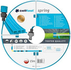 Cellfast 19-022N SPRING Irrigation Hose 3 Channel Complete with Nozzles, Uniform Hydration, UV Resistant, 1/2" 15m by Cellfast