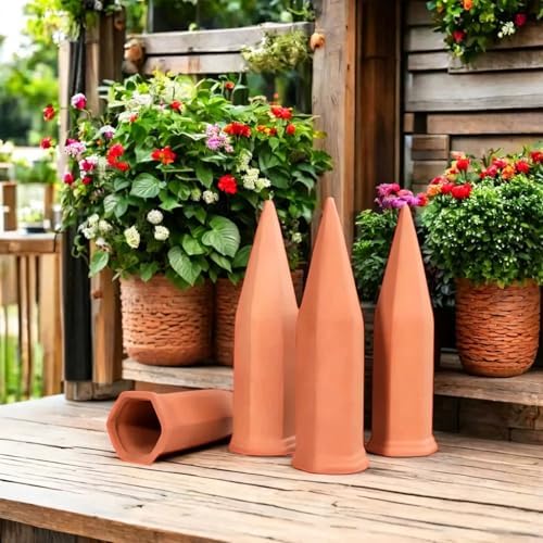 Automatic Water Spikes 6 Pcs Ceramic Plant Watering Tools - Image 5