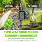 Sprinkler Timer for Garden Hose, Irrigation Water Timer with Rain Delay, Automatic Manual Watering for Lawn Yard Outdoor Drip Irrigation System - Image 4