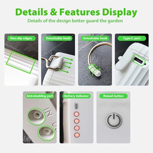 Fabater WiFi Automatic Plant Waterer, App Control Smart Plant Watering Device with Timer, Water Shortage Alert, Irrigation Records for 10 Plants, Indoor Outdoor Watering System - Image 2