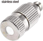 Set of 20 Misting Nozzles Kit for Cooling System with 3/8" Slip-Lock Misting Nozzle Tees, 10/24 UNC High Pressure Mister Nozzles Brass Fogging Spray Head Atomizing Misting Spraye(Size:Orifice: 0.7mm) - Image 7