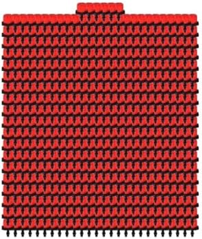 Irrigation System forgarden Water Dropper Head Adjustable Flow Head Water Saving Anti-Clogging Garden drip Irrigation Parts Garden Sprinkler(Red 500pcs) by Unknown