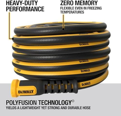 DEWALT Professional Grade Heavy Duty Garden Hose 50 Feet x 5/8 Inch - Image 2