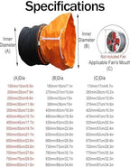 36" PVC Flexible Duct Hose - Industrial Ducting for Utility Blower Fans, Attic Exhaust, & Residential/Factory Ventilation Solutions - Image 6