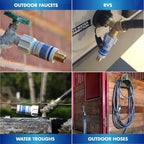 Freeze Miser Outdoor Faucet & Spigot Freeze Protection – Patented Valve Shield, Activates at Water Temperature Below 37°F/3°C – Durable Winter Cover Alternative – Quick Install, Saves Water – 1 Pack - Image 2