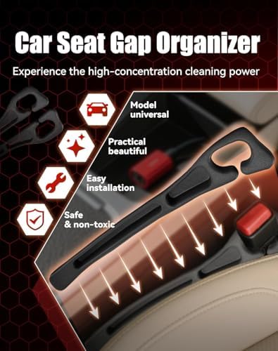 Car Cleaning Bundle High Pressure Hose Nozzle & Seat Gap Organizer - Image 3