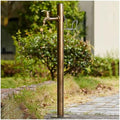 Outdoor Faucet Water Column, Floor Freestanding Garden Watering Fountain Hydrant Landscape Decor Taps, Freeze Proof Outdoor Water Spigot Irrigation Post, Water Hose Holders Water Dispenser, 13×86cm by Unknown