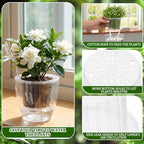 Self Watering Plant Pots, 3.5''/4.3'', Transparent, 36 Pcs - Image 3
