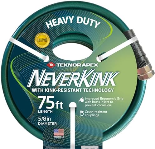 Teknor Apex Neverkink Heavy Duty 5/8 inch by 75 Foot Garden Hose by TeknorApex