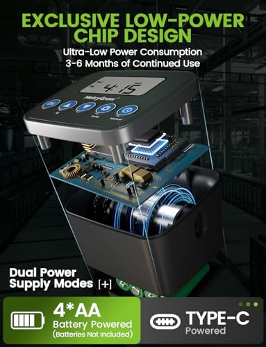 Automatic Watering System for Potted Plants, Drip Irrigation Kit System, Plant Self Watering Devices for Office Patio Greenhouse GrowTent, with Programmable Water Timer（Black - Image 4