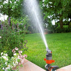 GARDENA 8144-20 Turbo Drive Sprinkler, Spike Type, Gray/Orange, Watering Up to 450 m² - Image 4