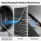 4 Pack High Pressure Washer Nozzle Kit for Washing Machine & AC Cleaning,Heavy Duty Hose High-Pressure Washer Spray Nozzle Kit,1/4" Quick Connect,Ideal for Water Heater & Roof Gutter Cleaning (6PCS) - Image 5