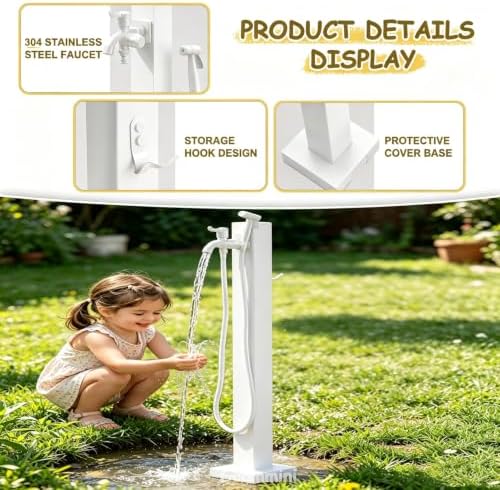 Stainless Steel Water Dispenser Column Water Tap Antifreeze Hose Faucet - Image 5