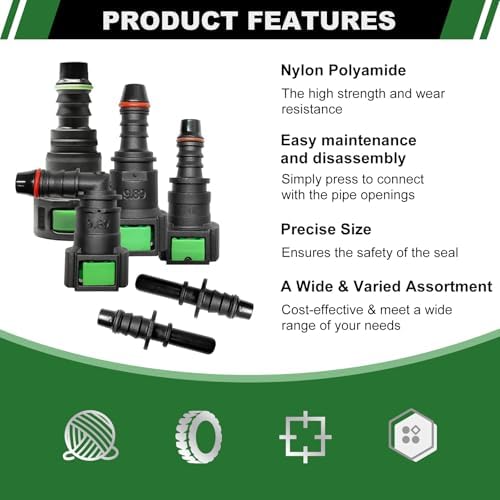 60pcs 17 Sizes Fuel Line Quick Connect Kit, Fuel Line Repair - Image 3