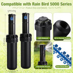 6 Pack Rotor Sprinkler Head Compatible with Rain Bird 5000 Series - Image 2