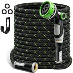 Lightweight Garden Hose, 100ft Non Expandable Water Hose with Nozzle by Unknown
