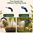 High Reach Plant Waterer for Indoor Plants, Electric Hanging Plant Waterer with 25.6"–35.4" Telescoping Watering Wand, 2000mAh Rechargeable Indoor Plant Watering Device with 6.8 ft Hose & Spray Nozzle - Image 4
