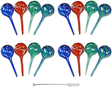 5 STAR SUPER DEALS Aqua Plant Watering Globes - Automatic Watering Ball Bulbs - Self Watering Plant Glass Bulbs System (16, Small) by 5+STAR+SUPER+DEALS