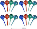 5 STAR SUPER DEALS Aqua Plant Watering Globes - Automatic Watering Ball Bulbs - Self Watering Plant Glass Bulbs System (16, Small) by 5+STAR+SUPER+DEALS