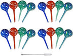 5 STAR SUPER DEALS Aqua Plant Watering Globes - Automatic Watering Ball Bulbs - Self Watering Plant Glass Bulbs System (16, Small) by 5+STAR+SUPER+DEALS