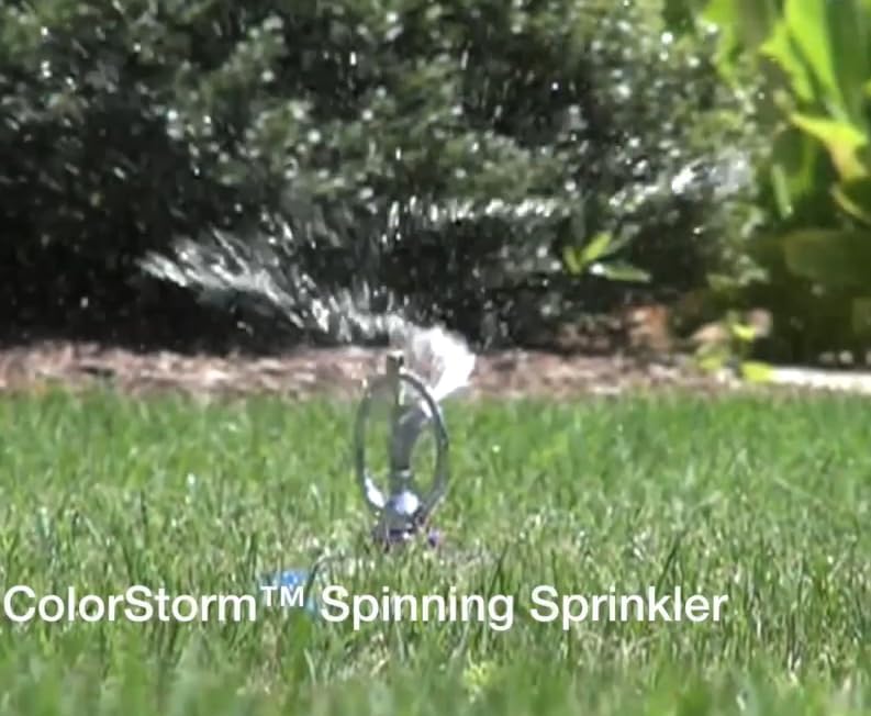Dramm 15071 ColorStorm Spinning Sprinkler, Red - Image 4