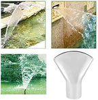 Directional Fan Shaped Fountain Nozzle, Flat Duck Bill Fountain Head, Sprinkler Spray Head for SPA Swimming Pool Garden Pond (1in DN25) - Image 5