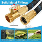 50FT Garden Hose Ultra Lightweight, 2026 Exclusive New Version Non Expandable Water Hose, Tough & Flexible, Abrasion Resistant for Yard Watering, Lawn Care, Pet Washing, Marine & Camper Use, 50FT - Image 5