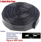 16mm 2-Hole Irrigation Drip Tape, for Greenhouse Under Film Irrigation Drip Hose Micro Irrigation System Streamline Soaker Hose (Color : Space 400mm, Size : 50meters (164ft)) - Image 2
