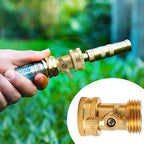Xiny Tool Brass Garden Hose Shut Off Valve, 8 Pack Heavy Duty 3/4 Inch Solid Brass Garden Hose Shut Off Valve with 4 Extra Rubber Washers - Image 6