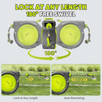 110 FT 5/8" Retractable Garden Hose Reel, Wall Mount - Image 5