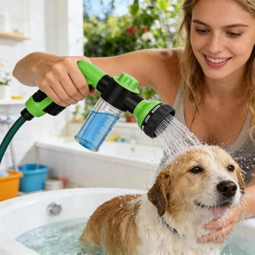 Foam Cannon Pressure Washer, Adjustable Spray Patterns, High Pressure Leakproof Washer, Spray Nozzles for Garden Hose - for Plant Irrigation - Image 3