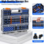 204PCS Quick Connect Air Hose Fittings Kit - Image 7
