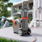 Hand-Crank Garden Hose Reel 1/2" x 130ft, Easy-to-Move Hose Reel Cart - Image 6
