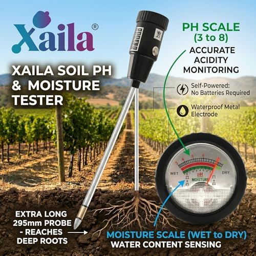 Xaila Soil pH Meter 300mm Replacement for Standard Soil Tester OEM - Image 2