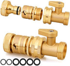 UNWAVER Garden Hose Quick Connect with Shutoff Valve Kit for Nozzles-2Pack by Unknown