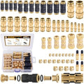 CheeMuii 60PCS Brass DOT Air Line Fitting Quick Connect & Compression Union by CheeMuii