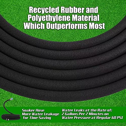 Cuckoo 100ft Soaker Hose 5/8"Garden Drip Hoses Heavy Duty Irrigation（100ft） - Image 4