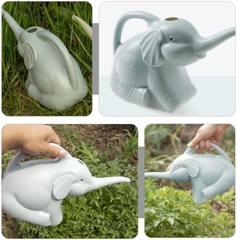 Blue Elephant Watering Can Set, 2l PP Plastic Long Spout - Image 4