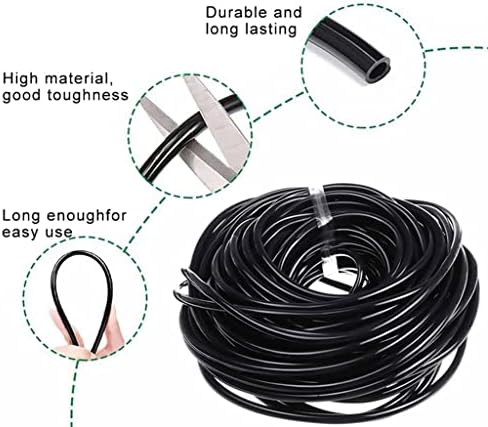 1pcs Drip Irrigation Hose Plants, 10/20/40M Garden Watering Hose 1/4" 4/7mm PVC Hose Micro Drip Irrigation Tubing Sprinkler Lawn Plants Flower Greenhouse Pipe (Size : 50m) - Image 4