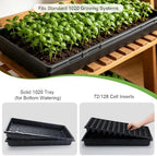 10-Pack Heavy-Duty 1020 Seed Trays with Drain Holes, Reusable Plant Flats - Image 5