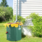 52 Gallon Rain Barrel with Three Spigots PVC Rain Collection System - Image 3