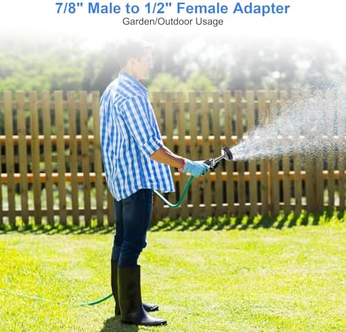MSTJRY Spray Valve with 45" Pre Rinse Hose, Commercial Sink Sprayer Hose Pre Rinse Sprayer with Flexible Stainless Steel Hose Assembly for Commercial Kitchen Faucets, Polished Chrome(Black,3 Adapters) - Image 6