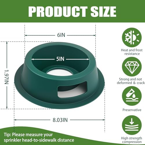 Sprinkler Protectors Donut for Hunter PGP etc Series Lawn Sprinkler - 10 PK - Image 2